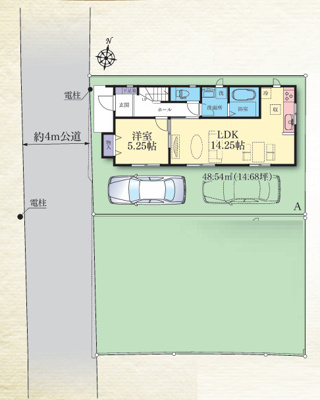 【区画図】 | 座間市入谷西２丁目　新築戸建て　全2棟【仲介手数料無料】 | 【仲介手数料無料でご紹介可能です】大樹不動産