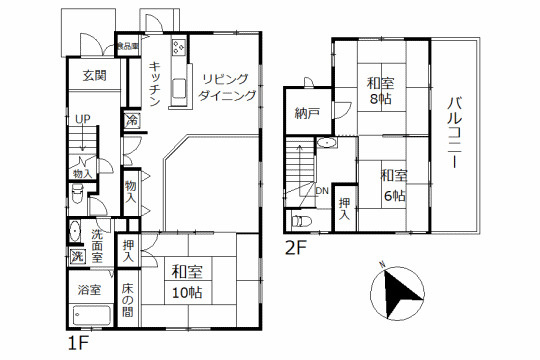 【間取り】 | 熱海自然郷　戸建