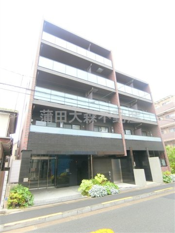 ブライズ多摩川DUEの外観|2018年2月築　RC鉄筋コンクリート造地上5階建て1K～1LDK総戸数40戸インターネット無料人気分譲賃貸マンション！東急多摩川線矢口渡駅近の東京都大田区東矢口2丁目オートロック宅配BOXゴミ捨て場