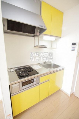 【キッチン】 | バリアント橋本 | 2口コンロ・グリル付き