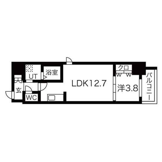 【間取り】 | ラクラス堺筋本町