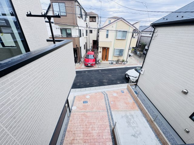 市川市香取１丁目新築戸建【南行徳小学校：6分】の展望|バルコニーより道路側眺望
