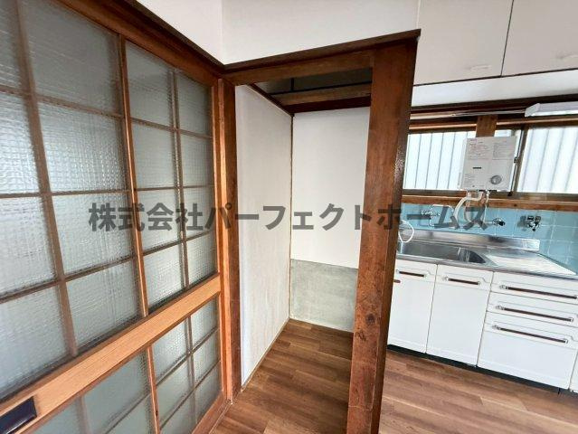招提平野町戸建　賃貸の内装|冷蔵庫置き場です