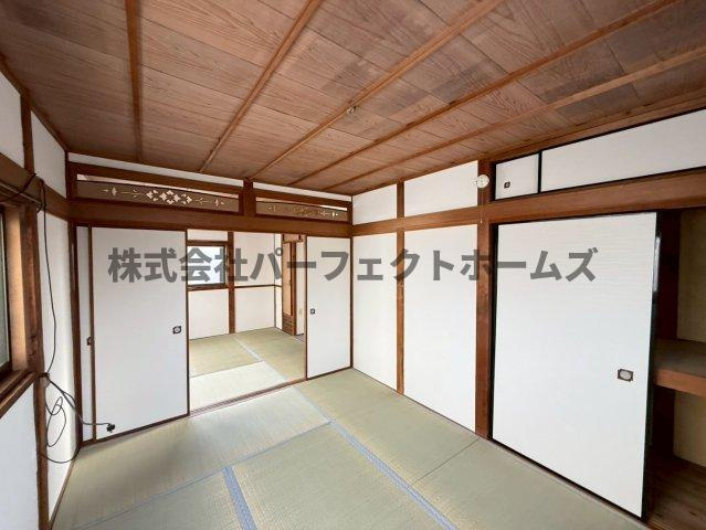 招提平野町戸建　賃貸の和室|和室があれば客間としても活用できます