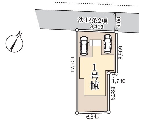 千葉市緑区平山町の区画図