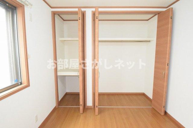 シャルムＫ【おとり物件なし】#学生・社会人にオススメ！初期費用分割払いOK！の収納|洋室の収納です。たっぷりあります！
前回募集時の写真です