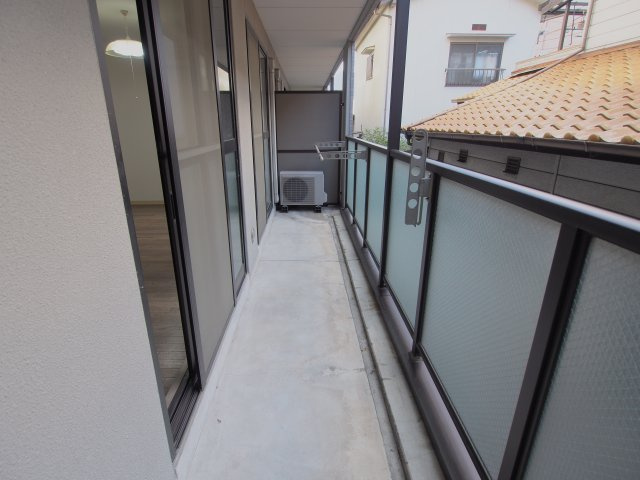 安芸郡海田町南大正町の賃貸マンションのバルコニー