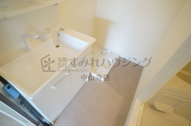 リヒテール中山の洗面所