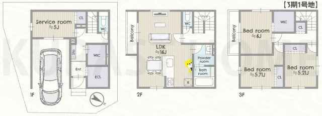 長岡京市滝ノ町1丁目　新築戸建