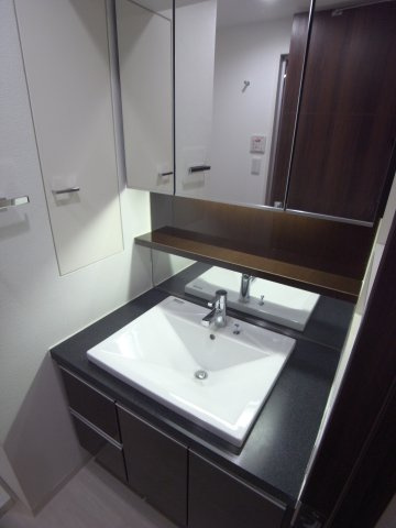 コンシェリア新宿ＥＡＳＴの洗面所|コンパクトで使いやすい洗面所