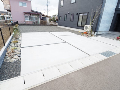 【駐車場】 | 伊達市保原町モデルハウス | ★内覧予約でブランド米2kg★