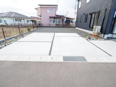 【駐車場】 | 伊達市保原町モデルハウス | ★内覧予約でブランド米2kg★