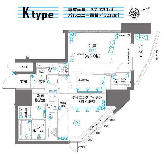 ＺＯＯＭ駒込の間取り