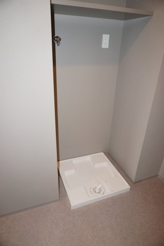 プレミアムフラット横濱紅葉坂の洗面所|洗濯機置場です