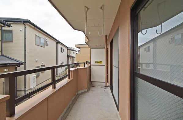 ファミールはらたⅡのバルコニー