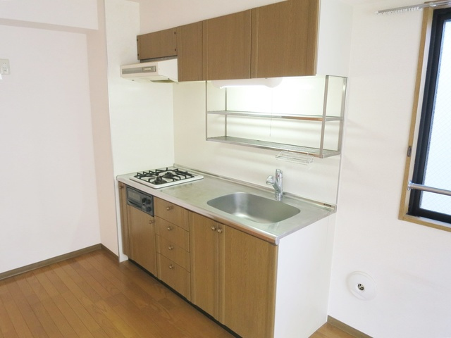 メイプル小岩のキッチン|ガスコンロ完備！