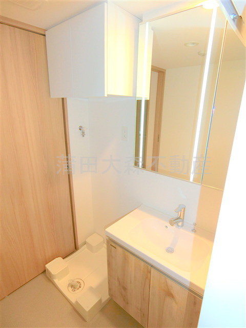 エルフォルテ羽田ライゼの洗面所|洗面脱衣所　独立洗面台　洗濯機置き場