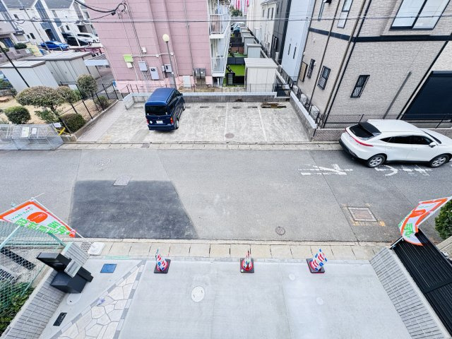 市川市日之出新築戸建の展望|バルコニーより道路側眺望