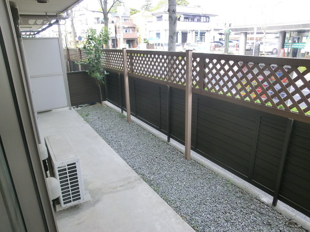 ヴェルドミール　カシマのバルコニー|広々バルコニーでお洗濯もばっちりです(^^♪