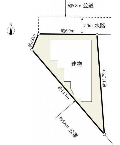 越谷市大字恩間新田　中古戸建の区画図|ご自身でお住まいになるか、投資用としてもご検討頂けます！
