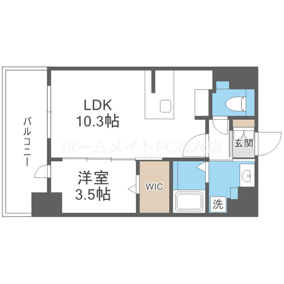 【間取り】 | Louis Residence 弁天町