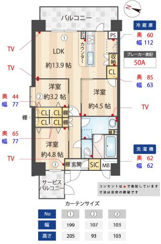 【間取り】 | スプランディッド難波VII