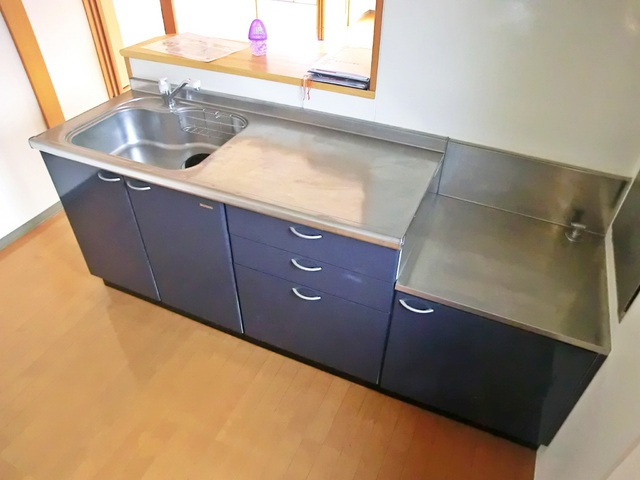 ヴェルドミール　カシマのキッチン|ガスコンロ設置可のキッチン！