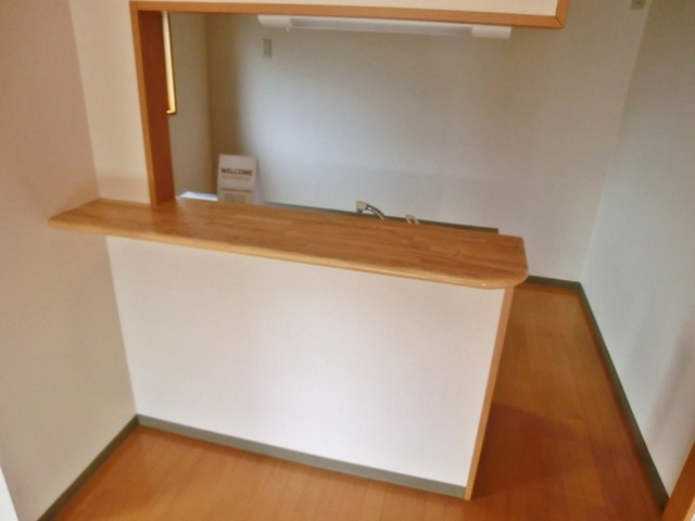 ヴェルドミール　カシマのキッチン|キッチンはカウンタータイプ♪