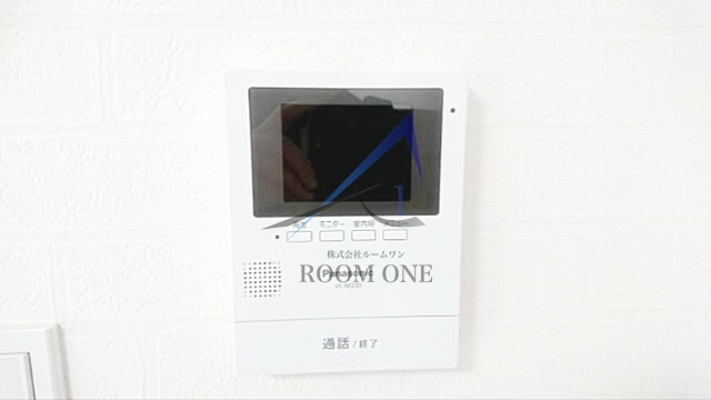 カーサ松原のセキュリティ|モニター付きインターホンです。