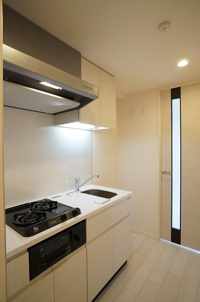 プライムメゾン森下のキッチン|2口ガスコンログリル付♪