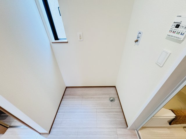 市川市伊勢宿新築戸建のランドリースペース|洗濯機置き場