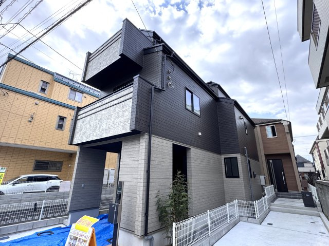 市川市伊勢宿新築戸建の外観|D号棟外観・完成済み内覧可能です！