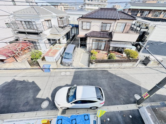 市川市伊勢宿新築戸建の展望|バルコニーより道路側眺望
