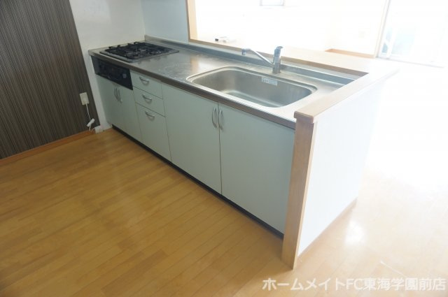 熊本市中央区帯山４丁目の賃貸マンションのキッチン