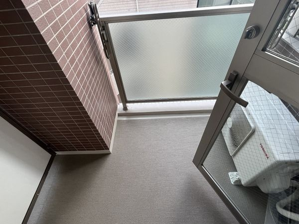 カスタリア高輪台のバルコニー