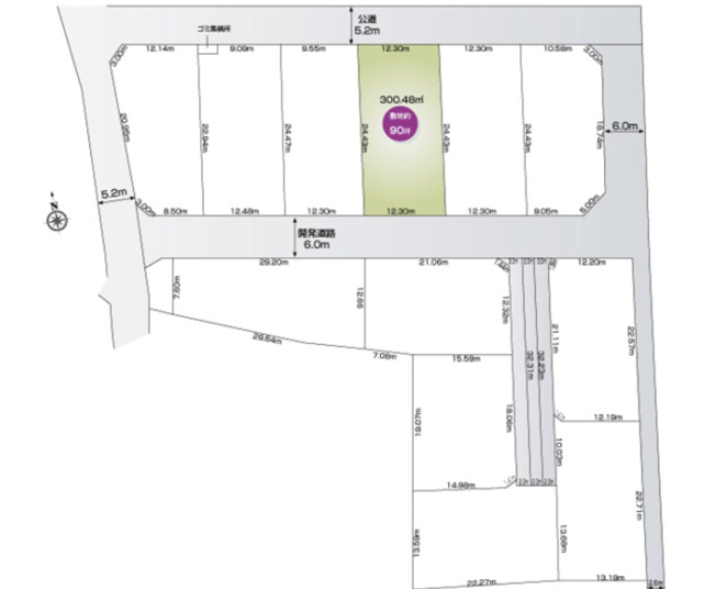 【区画図】 | 羽生市藤井上組　新築戸建　全12棟　4号棟