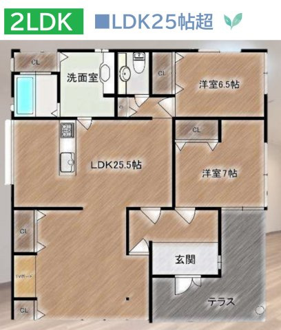 【間取り】 | 外壁＆内装リフォーム予定（2026.4月）で全室フローリングに◎　
リフォーム中でもご見学いただけます♪