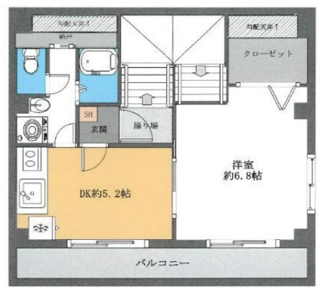 大和マンションの間取り