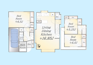 【間取り】 | 世田谷区桜1丁目