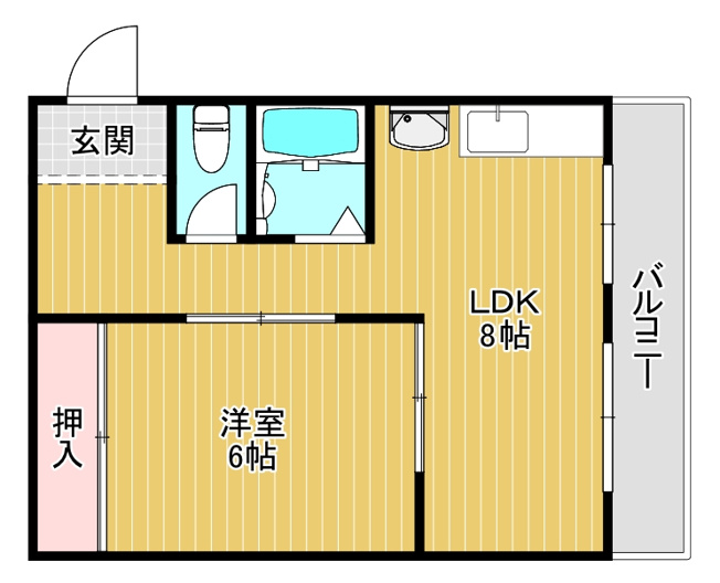 【間取り】 | 川庄ハイツ