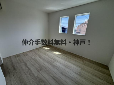 【洋室】 | 明石市朝霧台　新築戸建3号棟　仲介手数料無料！ | 洋室です