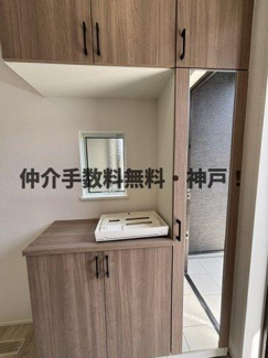【玄関】 | 明石市朝霧台　新築戸建3号棟　仲介手数料無料！ | 玄関です