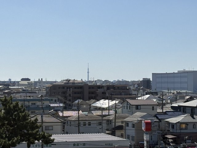 草加松原プリンスハイツの展望|スカイツリーも見れる眺望