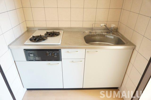 熊本市東区月出２丁目の賃貸マンションのキッチン