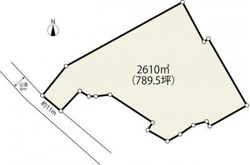 さいたま市岩槻区大字黒谷　土地の区画図