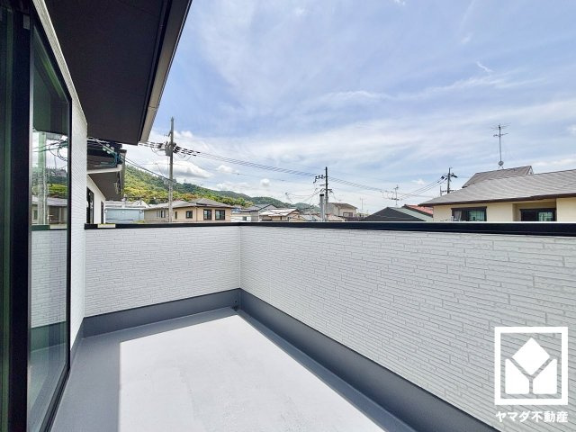 伏見区醍醐南里町　1期　1号棟のバルコニー