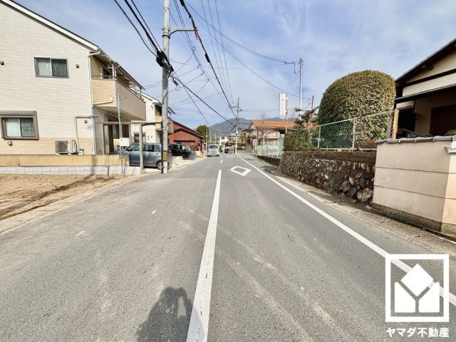 伏見区醍醐南里町　1期　1号棟の前面道路含む現地写真|2月14日　現地写真更新