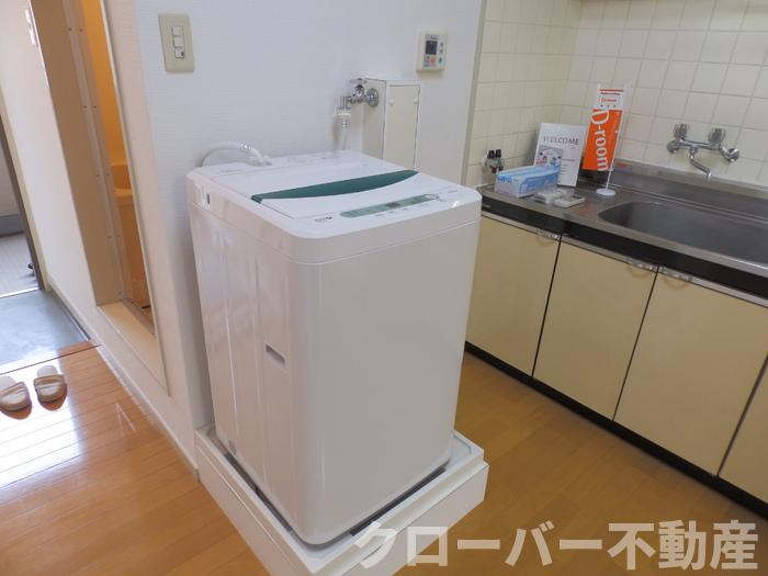ピュアハイツ生野の内装|洗濯機