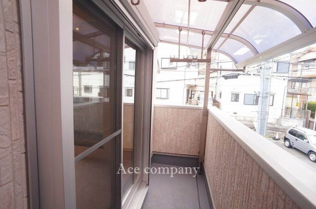 【バルコニー】 | 東大阪市出雲井本町 | 2面バルコニー、こちらは南側のバルコニー☆雨除けテラス屋根付きです☆