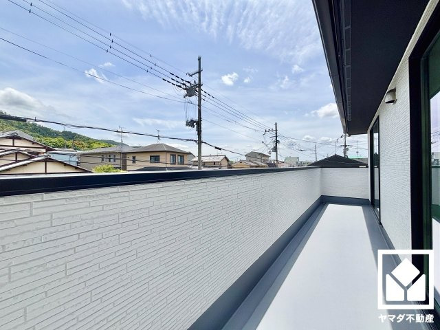 伏見区醍醐南里町　1期　のバルコニー